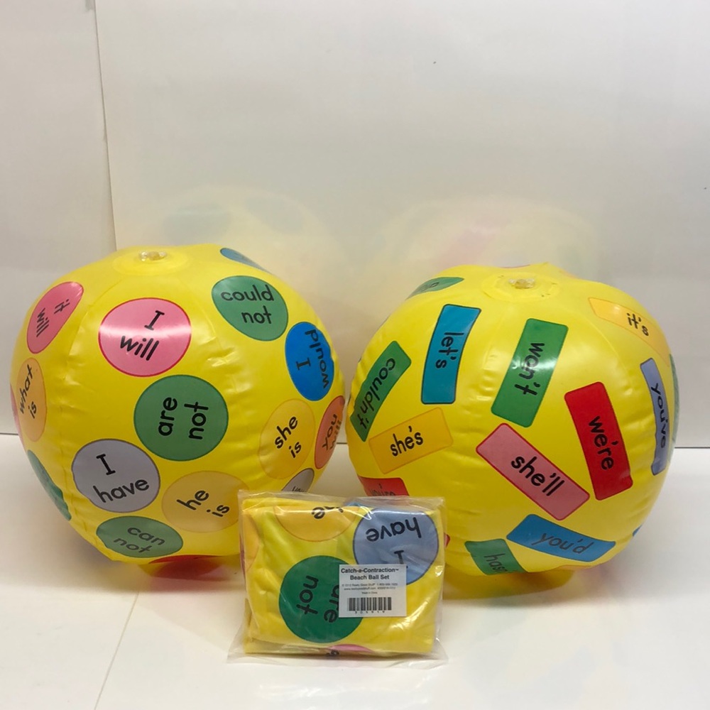 3 Catch-a-Contraction Beach Balls